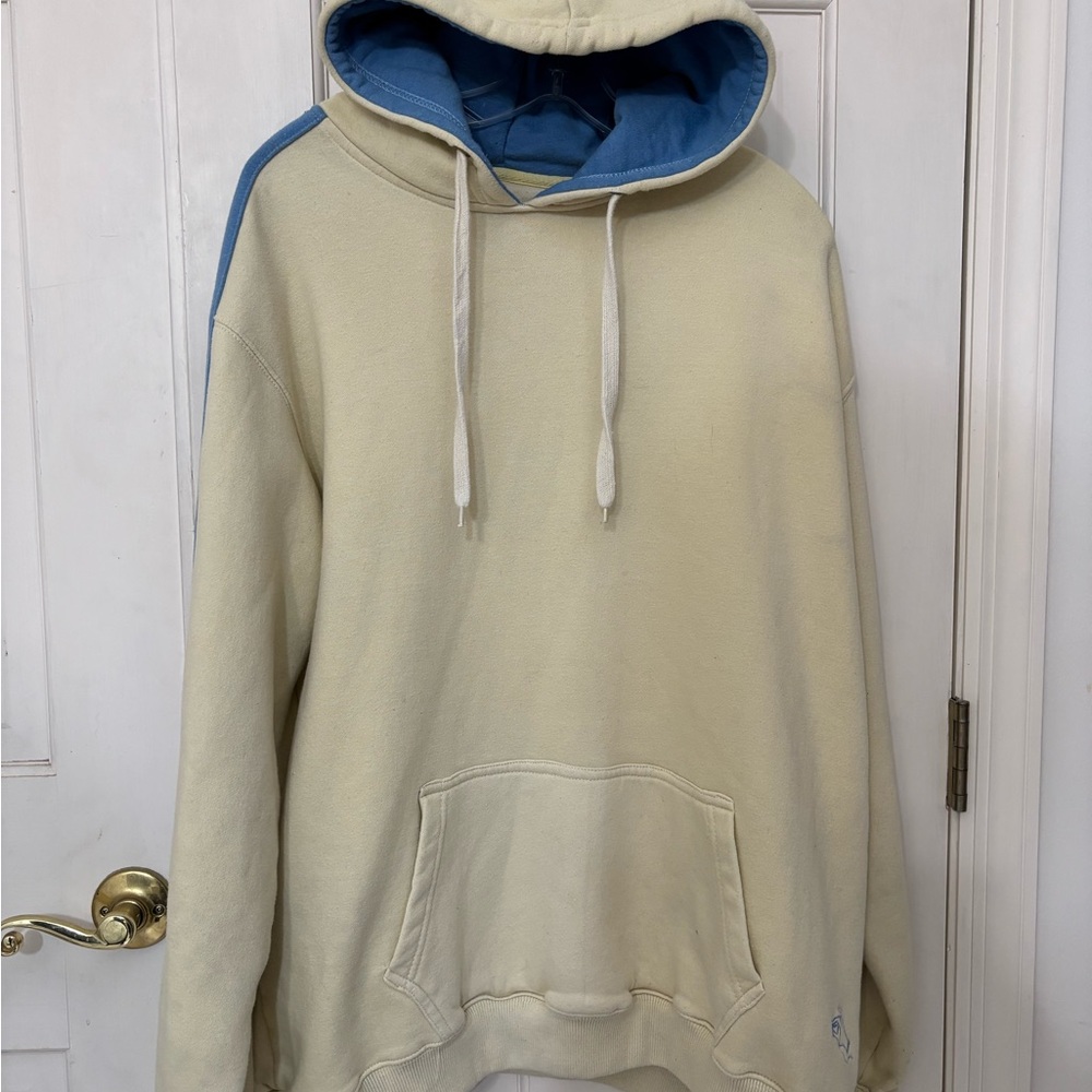 Stead Hands Avatar the Last Air Bender Cream and Light Blue Hoodie